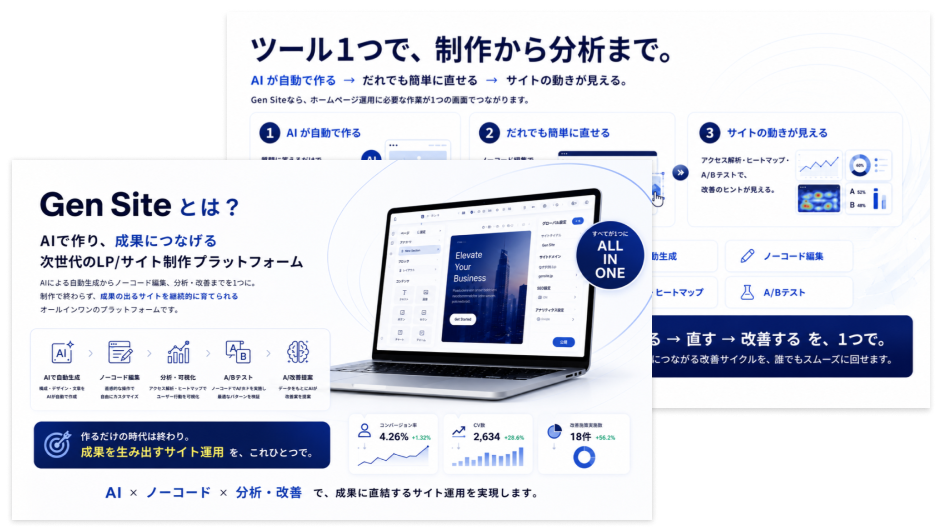 Gen Siteサービス概要資料