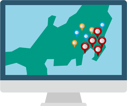 地図ポイントマップ