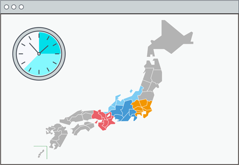地図ヒートマップ